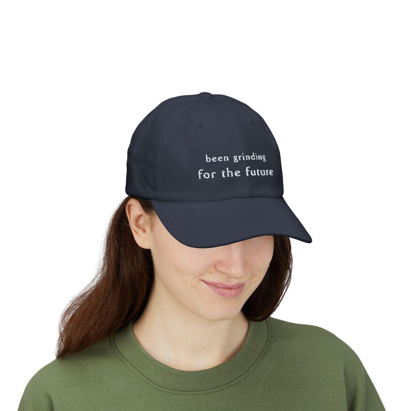 been grinding for the future (Classic Dad Cap)