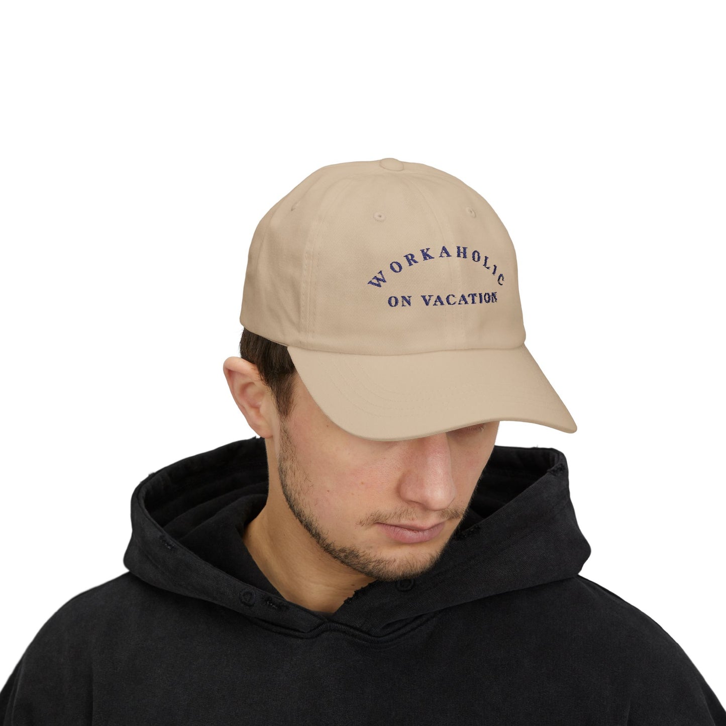 WORKAHOLIC on vacation (Classic dad cap)