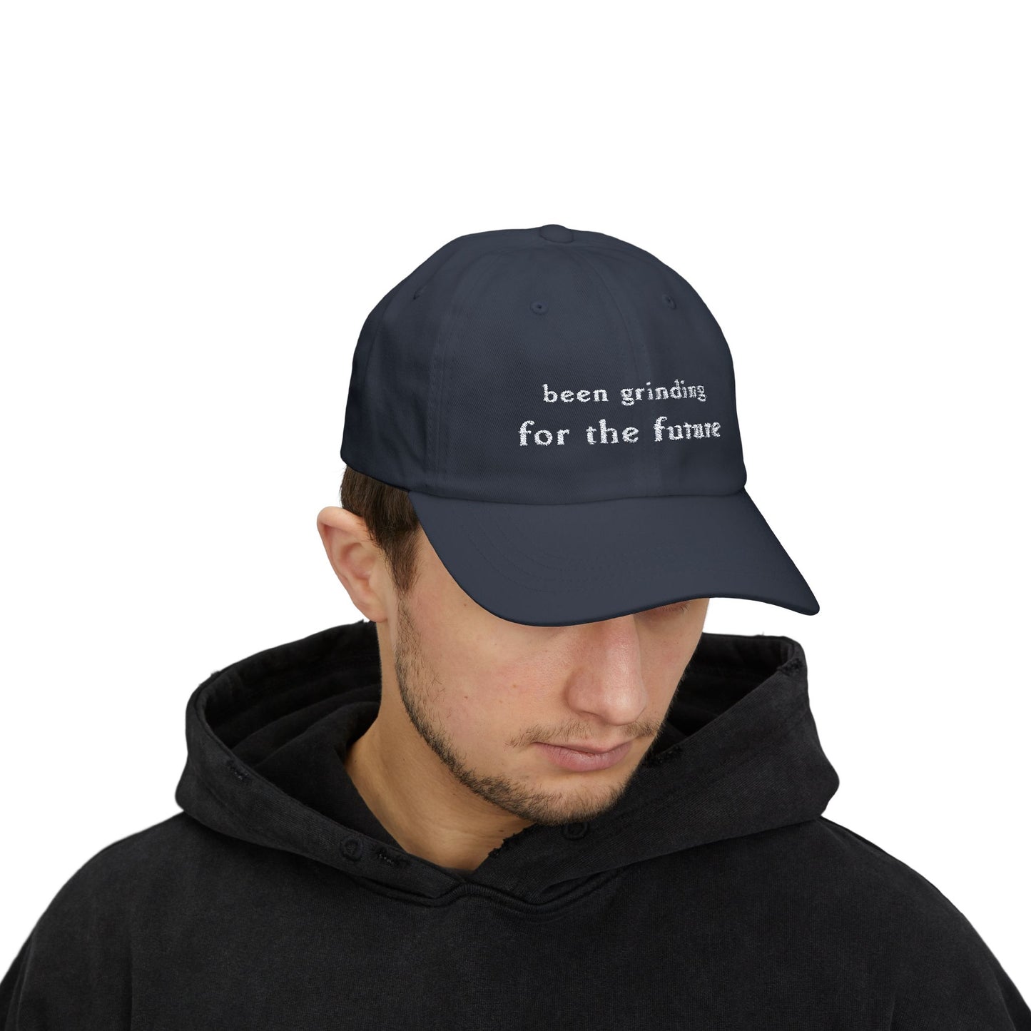 been grinding for the future (Classic Dad Cap)